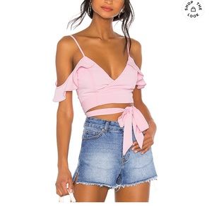 REVOLVE: superdown Tiffani wrap tie top